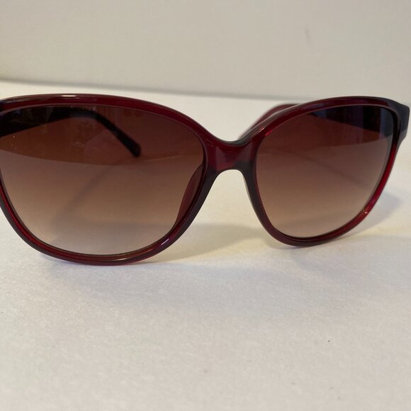 Banana Republic Sunglasses Women Purple Frames Gradient Lens Mid2000s WITH FLAWS - Picture 6 of 12